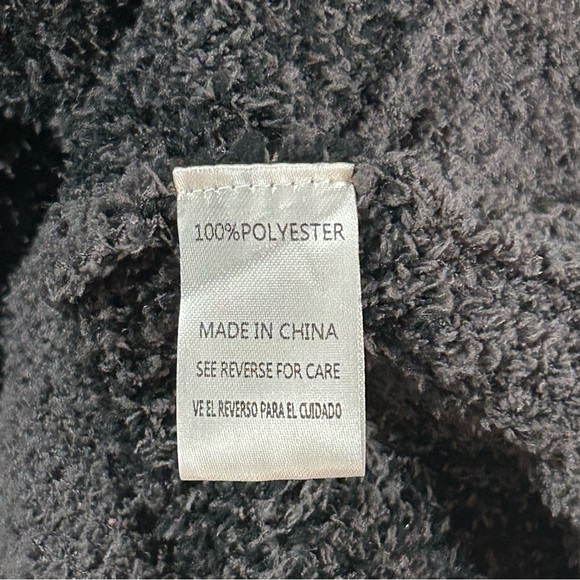 Sweet Lovely by Jenn, Chunky Leopard Knit Button Down Hooded Cardigan, S/M - Picture 11 of 11